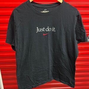 Nike Black Just Do It Tee - Short Sleeve